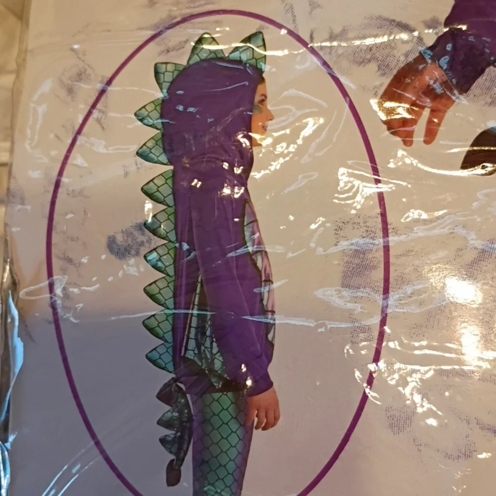 Mystical Dragon 3 Piece Kids Costume - New - Picture 6 of 6